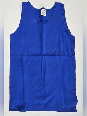 Pro Club Men's Comfort Cotton Tank Top Size Medium in Blue, New